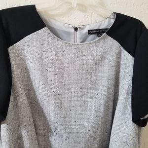 💃PRESTON & YORK gray and black size 16 dress!